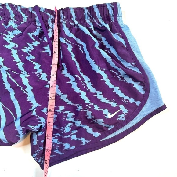Size small Nike dri fit athletic running shorts brief lined print shorts - Picture 4 of 6